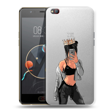 Пластиковый чехол на ZTE Nubia M2 Lite с принтом Женские принты Пластиковый чехол на ZTE Nubia M2 Lite с принтом Женские принты