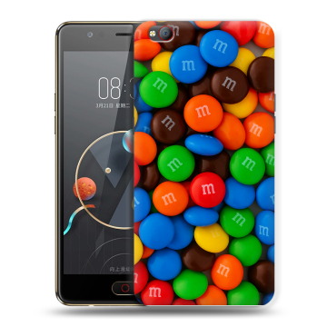 Пластиковый чехол на ZTE Nubia M2 Lite с принтом Конфеты