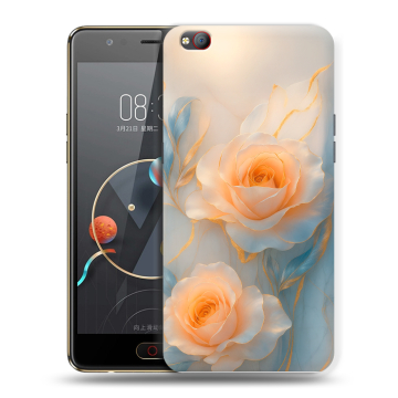 Пластиковый чехол на ZTE Nubia M2 Lite с принтом Женский