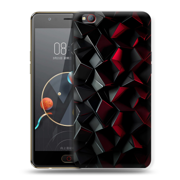 Пластиковый чехол на ZTE Nubia M2 Lite с принтом Абстракция