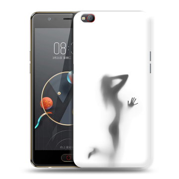 Пластиковый чехол на ZTE Nubia M2 Lite с принтом Силуэт
