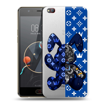 Пластиковый чехол на ZTE Nubia M2 Lite с принтом Луи робот Пластиковый чехол на ZTE Nubia M2 Lite с принтом Луи робот