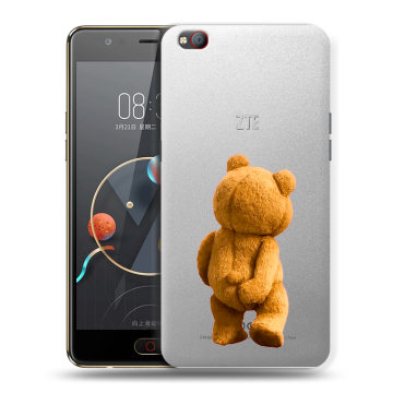 Пластиковый чехол на ZTE Nubia M2 Lite с принтом Медведь