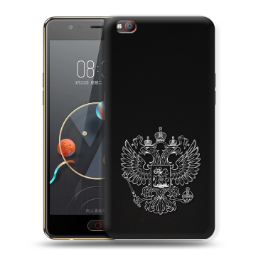 Пластиковый чехол на ZTE Nubia M2 Lite с принтом Герб России