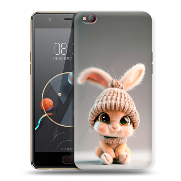 Пластиковый чехол на ZTE Nubia M2 Lite с принтом Кролик Пластиковый чехол на ZTE Nubia M2 Lite с принтом Кролик