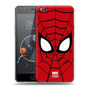 Пластиковый чехол на ZTE Nubia M2 Lite с принтом человек паук spiderman Пластиковый чехол на ZTE Nubia M2 Lite с принтом человек паук spiderman