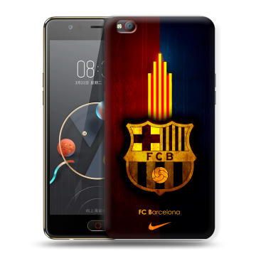 Пластиковый чехол на ZTE Nubia M2 Lite с принтом Барселона Barcelona