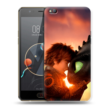 Пластиковый чехол на ZTE Nubia M2 Lite с принтом Как приручить дракона Пластиковый чехол на ZTE Nubia M2 Lite с принтом Как приручить дракона