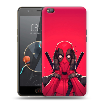 Пластиковый чехол на ZTE Nubia M2 Lite с принтом Дедпул Deadpool Пластиковый чехол на ZTE Nubia M2 Lite с принтом Дедпул Deadpool