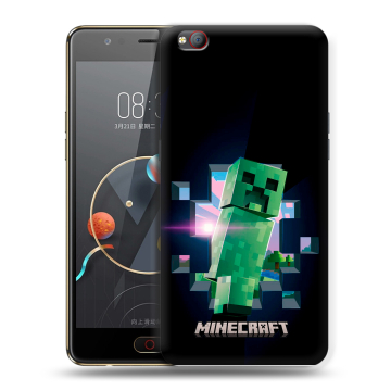 Пластиковый чехол на ZTE Nubia M2 Lite с принтом Майнкрафт Minecraft Пластиковый чехол на ZTE Nubia M2 Lite с принтом Майнкрафт Minecraft