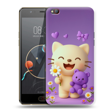 Пластиковый чехол на ZTE Nubia M2 Lite с принтом для девочек Пластиковый чехол на ZTE Nubia M2 Lite с принтом для девочек