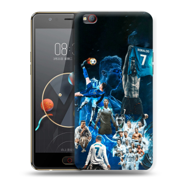 Пластиковый чехол на ZTE Nubia M2 Lite с принтом Реал Роналдо Пластиковый чехол на ZTE Nubia M2 Lite с принтом Реал Роналдо