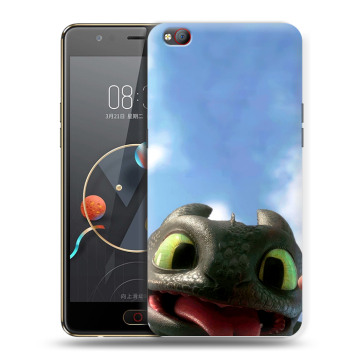 Пластиковый чехол на ZTE Nubia M2 Lite с принтом Как приручить дракона Пластиковый чехол на ZTE Nubia M2 Lite с принтом Как приручить дракона