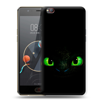 Пластиковый чехол на ZTE Nubia M2 Lite с принтом Как приручить дракона