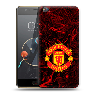 Пластиковый чехол на ZTE Nubia M2 Lite с принтом Manchester United