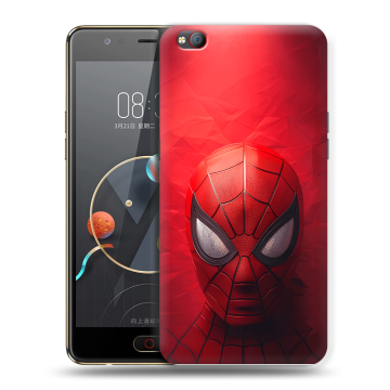 Пластиковый чехол на ZTE Nubia M2 Lite с принтом Spiderman Человек паук