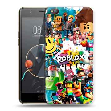 Пластиковый чехол на ZTE Nubia M2 Lite с принтом Roblox Роблокс Пластиковый чехол на ZTE Nubia M2 Lite с принтом Roblox Роблокс