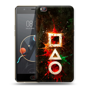 Пластиковый чехол на ZTE Nubia M2 Lite с принтом Squid Game Игра кальмара Пластиковый чехол на ZTE Nubia M2 Lite с принтом Squid Game Игра кальмара