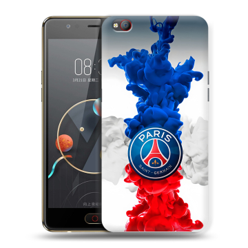 Пластиковый чехол на ZTE Nubia M2 Lite с принтом PSG ПСЖ