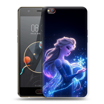Пластиковый чехол на ZTE Nubia M2 Lite с принтом Холодное сердце Frozen Пластиковый чехол на ZTE Nubia M2 Lite с принтом Холодное сердце Frozen