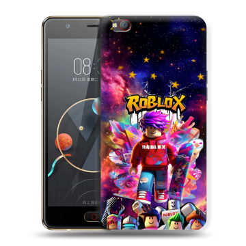 Пластиковый чехол на ZTE Nubia M2 Lite с принтом Roblox Роблокс Пластиковый чехол на ZTE Nubia M2 Lite с принтом Roblox Роблокс