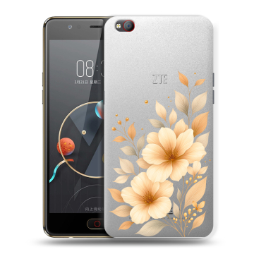 Пластиковый чехол на ZTE Nubia M2 Lite с принтом для девушки
