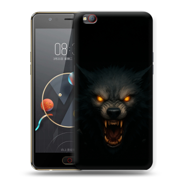 Пластиковый чехол на ZTE Nubia M2 Lite с принтом Волк