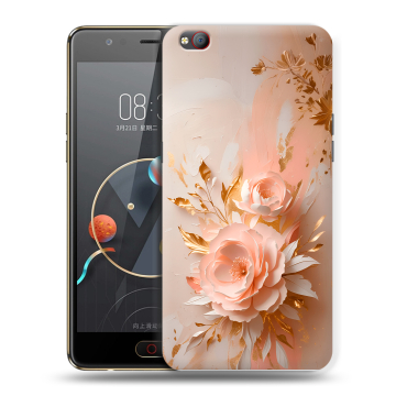 Пластиковый чехол на ZTE Nubia M2 Lite с принтом женский