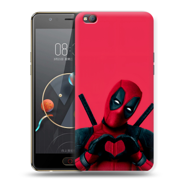 Пластиковый чехол на ZTE Nubia M2 Lite с принтом Дедпул Deadpool Пластиковый чехол на ZTE Nubia M2 Lite с принтом Дедпул Deadpool