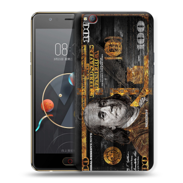 Пластиковый чехол на ZTE Nubia M2 Lite с принтом Доллар деньги Пластиковый чехол на ZTE Nubia M2 Lite с принтом Доллар деньги
