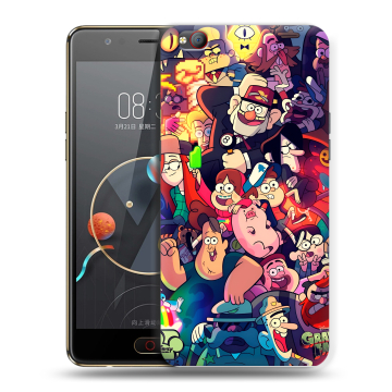 Пластиковый чехол на ZTE Nubia M2 Lite с принтом Gravity Falls Гравити Фолз Пластиковый чехол на ZTE Nubia M2 Lite с принтом Gravity Falls Гравити Фолз