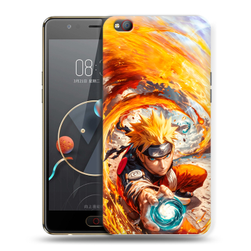Пластиковый чехол на ZTE Nubia M2 Lite с принтом Аниме Наруто Naruto