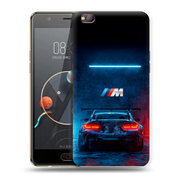 Пластиковый чехол на ZTE Nubia M2 Lite с принтом BMW БМВ