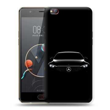 Пластиковый чехол на ZTE Nubia M2 Lite с принтом Mercedes Мерседес