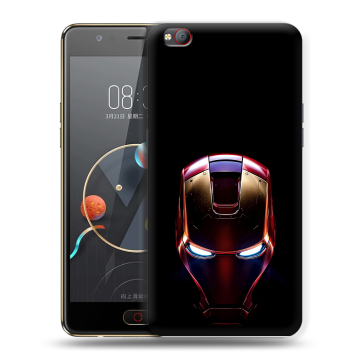 Пластиковый чехол на ZTE Nubia M2 Lite с принтом IronMan Железный человек
