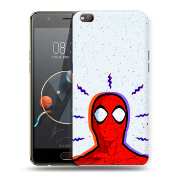 Пластиковый чехол на ZTE Nubia M2 Lite с принтом Spiderman Человек паук