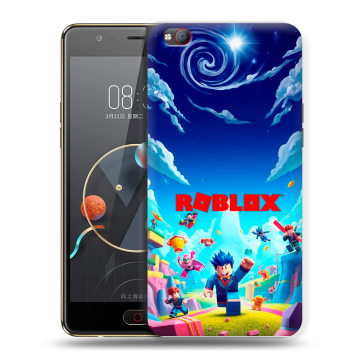 Пластиковый чехол на ZTE Nubia M2 Lite с принтом Roblox Роблокс Пластиковый чехол на ZTE Nubia M2 Lite с принтом Roblox Роблокс