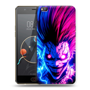 Пластиковый чехол на ZTE Nubia M2 Lite с принтом Death note Тетрадь смерти