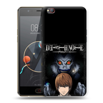Пластиковый чехол на ZTE Nubia M2 Lite с принтом Death note Тетрадь смерти