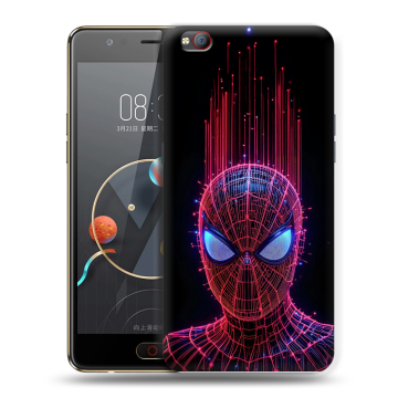 Пластиковый чехол на ZTE Nubia M2 Lite с принтом Spiderman Человек паук Пластиковый чехол на ZTE Nubia M2 Lite с принтом Spiderman Человек паук