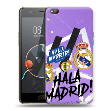 Пластиковый чехол на ZTE Nubia M2 Lite с принтом Real Madrid Реал Мадрид