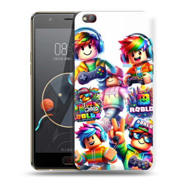 Пластиковый чехол на ZTE Nubia M2 Lite с принтом Roblox Роблокс Пластиковый чехол на ZTE Nubia M2 Lite с принтом Roblox Роблокс