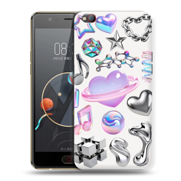 Пластиковый чехол на ZTE Nubia M2 Lite с принтом Y2K Пластиковый чехол на ZTE Nubia M2 Lite с принтом Y2K