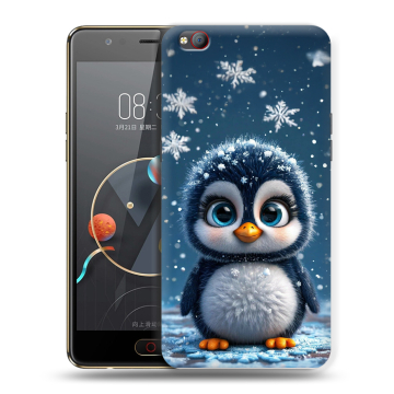 Пластиковый чехол на ZTE Nubia M2 Lite с принтом Новый год