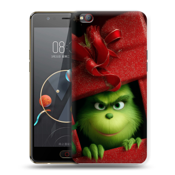 Пластиковый чехол на ZTE Nubia M2 Lite с принтом Новый год