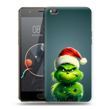 Пластиковый чехол на ZTE Nubia M2 Lite с принтом Новый год
