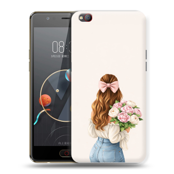Пластиковый чехол на ZTE Nubia M2 Lite с принтом женский Пластиковый чехол на ZTE Nubia M2 Lite с принтом женский