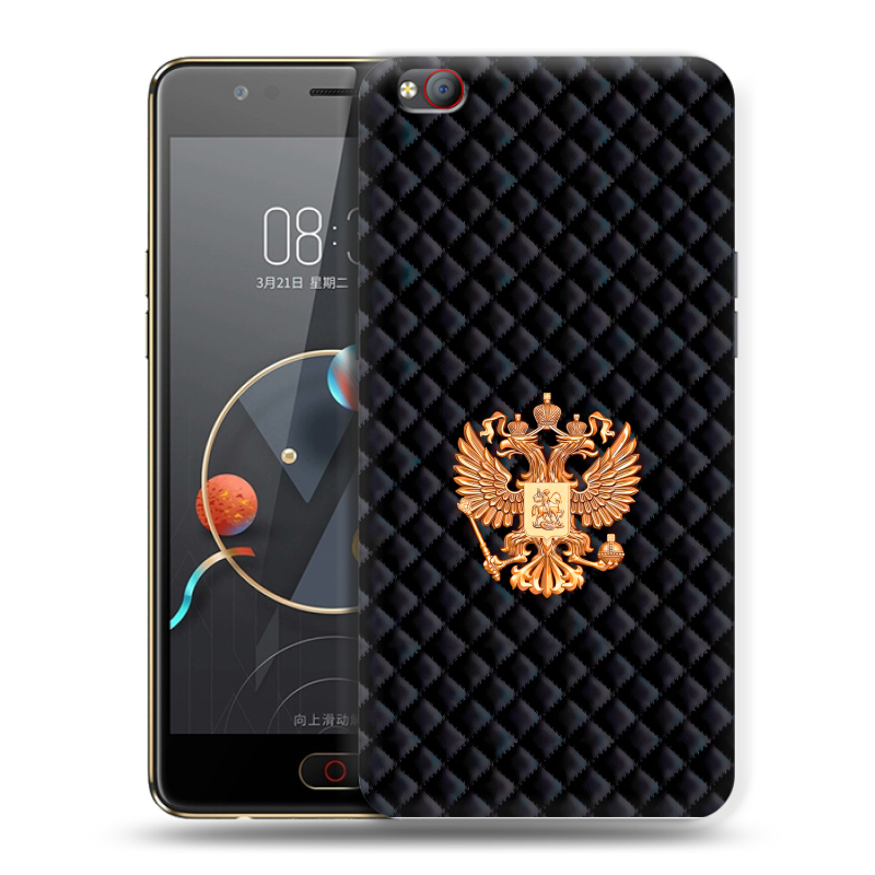 Пластиковый чехол на ZTE Nubia M2 Lite с принтом Герб России принт Пластиковый чехол на ZTE Nubia M2 Lite с принтом Герб России принт