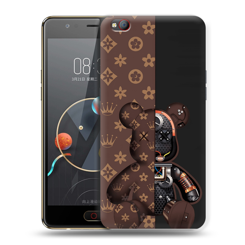 Пластиковый чехол на ZTE Nubia M2 Lite с принтом Луи робот Пластиковый чехол на ZTE Nubia M2 Lite с принтом Луи робот