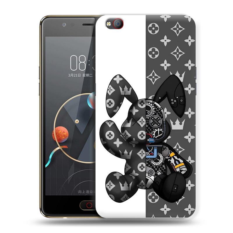 Пластиковый чехол на ZTE Nubia M2 Lite с принтом Луи робот Пластиковый чехол на ZTE Nubia M2 Lite с принтом Луи робот